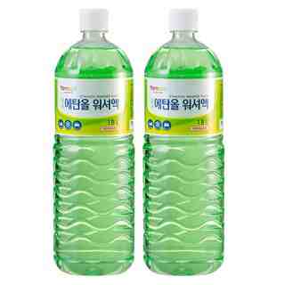 탐사 에탄올 워셔액, 1.8L, 2개