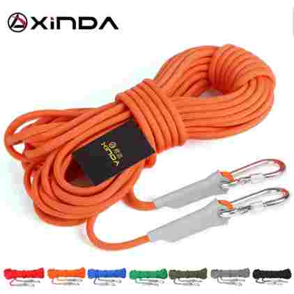 XINDA 야외 로프 트레킹 하이킹 액세서리 플로팅 로프 등산 10mm 직경 고강도 코드 안전 로프