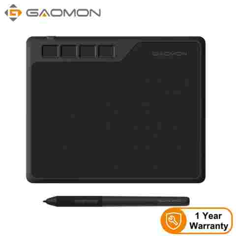 6.5x4 인치 GAOMON S620 그래픽 태블릿 휴대용 아트 쓰기 보드 간편한 안드로이드 전화 연결, 외부 드로잉에 적합