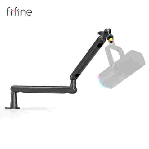 FIFINE 조정 가능한 로우 프로파일 암 마이크 스탠드(케이블 관리/데스크 마운트 포함), K688 Ampligame AM8-BM88용 서스펜션 붐