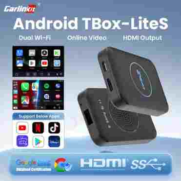 CarlinKit LiteS 안드로이드 Tv 박스 Netfilx Youtube IPTV Spotify Skoda Volvo Honda Toyota 용 안드로이드 자동 CarPlay 무선 어댑터